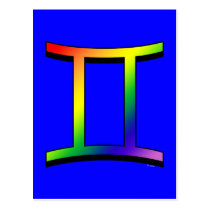 Gêmeos de GLBT cartées postais