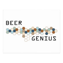 Gênio da cerveja cartão postal