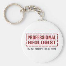 Geólogo profissional chaveiro