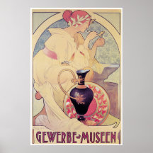 Gewerbe Museen, G. Abbegg Arte Nouveau Posters