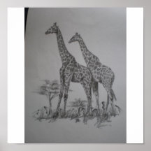 Girafa Posters