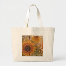girassol moderno do amarelo do país do grunge bolsa para compra