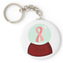 Globo cor-de-rosa da fita porta chaves