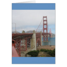 Golden gate bridge cartão