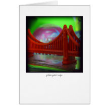 golden gate bridge - cartão