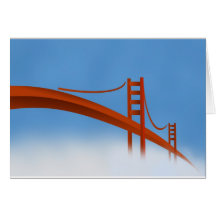 Golden gate bridge cartao
