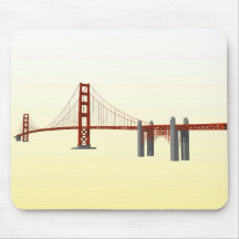 Golden gate bridge: modelo 3D: Mousepad