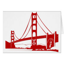 Golden gate bridge - San Francisco, CA Cartão