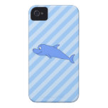 Golfinho azul capa iPhone 4 Case-Mate