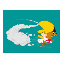 Gonzales rápido que funciona na cor cartões postais