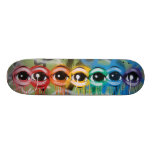 Gotejamento de Eyez do arco-íris Skate
