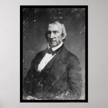 Governador J. McDowell Daguerreotype 1854 de Virgí Impressão