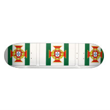 Governador português da colônia, bandeira de Portu Skate