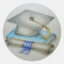graduação adesivo redondo