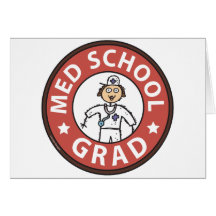 Graduação da Faculdade de Medicina (fêmea) Cartões