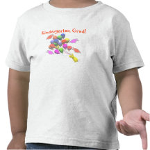 Graduação do jardim de infância do pintainho e dos tshirts