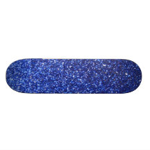 Gráfico azul escuro do brilho do falso skate