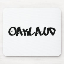 Grafites de Oakland Mouse Pad