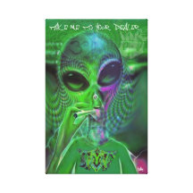GRAFITES RETROS CANVAS-TAKE DO DMT MIM A SEU NEGOC IMPRESSÃO DE CANVAS ENVOLVIDA