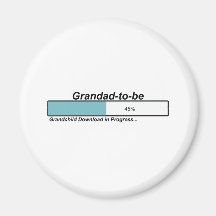 Grandad da transferência a ser imãs de refrigerador