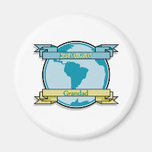 Grandad do campeão do mundo imãs