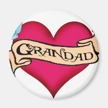 Grandad - t-shirt & presentes feitos sob encomenda imãs de refrigerador