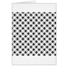 Grande diamante de três bandas - preto no branco cartoes