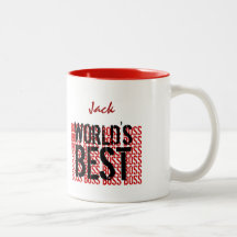Grunge preto vermelho do melhor chefe do mundo que caneca