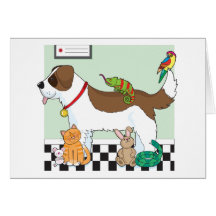 Grupo do animal de estimação cartoes