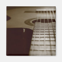 Guitarra acústica imã de refrigerador