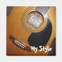 Guitarra acústica - meu estilo imas de geladeira