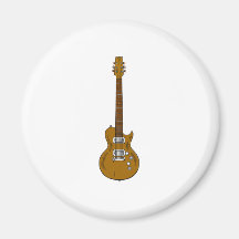 Guitarra elétrica ima de geladeira