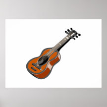 Guitarra Impressão