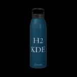 H2 KDE garrafas de água