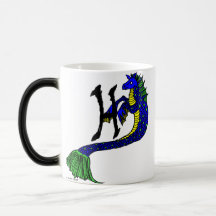 H é para o hipocampo canecas