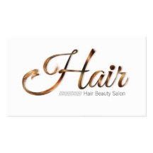 Hair Beauty Salon Hairdresser Tarjeta De Negocio