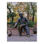 Hans Christian Andersen, Central Park, NYC Cartões Postais