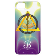 HASTE DO MONOGRAMA DA ODONTOLOGIA DO DENTISTA DE A CAPAS iPhone 5 Case-Mate