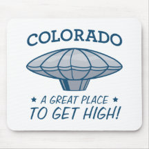 heene Colorado do falcão do menino do balão Mouse Pad