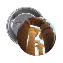 Hieroglyphics em colunas em templos de Karnak Boton