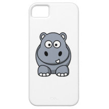Hipopótamo dos desenhos animados iPhone 5 capas