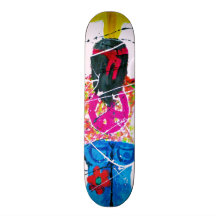 Hippie do sinal de paz skates personalizados