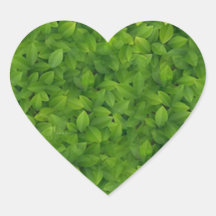 hojas pegatinas corazon