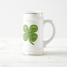 Hoje é seu dia afortunado caneca