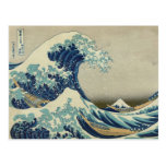 Hokusai: Grande onda fora de Kanagawa Cartões Postais