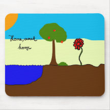 Home home sweet mousepad