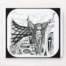 homem do dragão mousepad