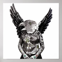 Homem do pássaro de Birdland Poster