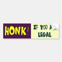 HONK se você é legal Adesivos