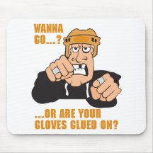 Hóquei engraçado mousepad